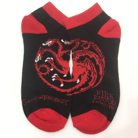 House Targaryen Cotton Short Socks
